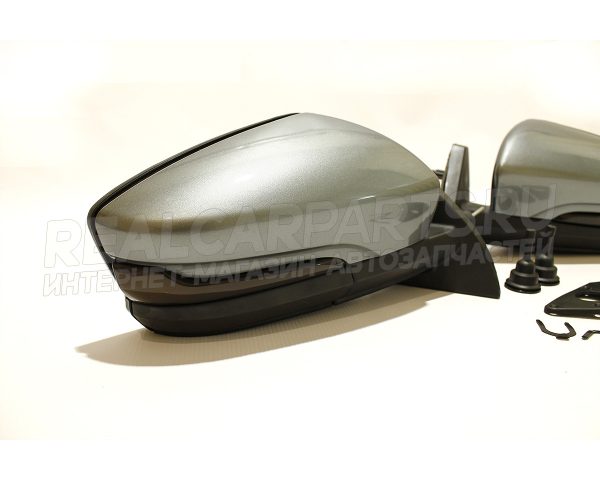 Зеркала ВАЗ 2114, 2109 стиль Гранта Лифтбек с повторителем плазма, тросовый привод / фото №3
